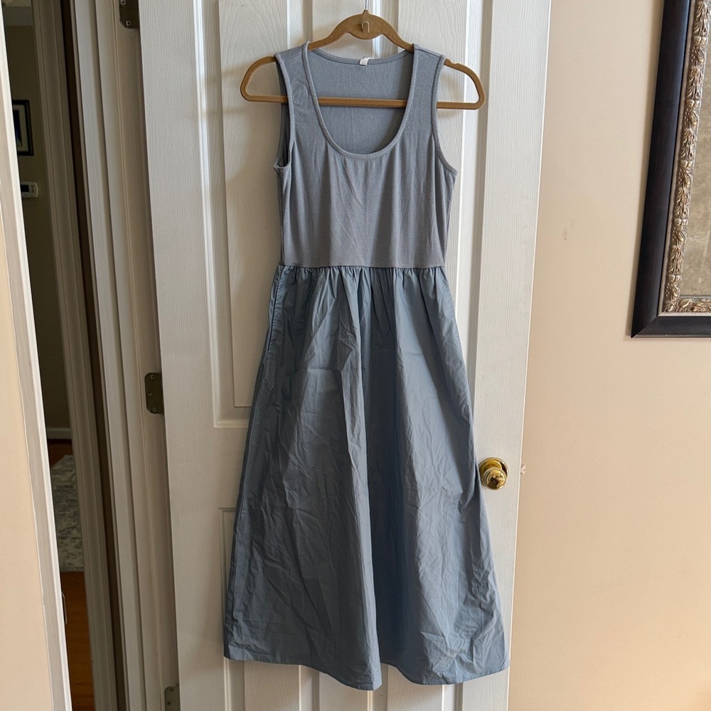 🌸Wishlist: Light blue Midi Dress